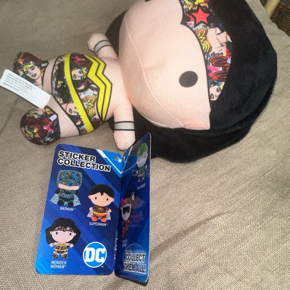 DC Comics NWT stuffed plush hero Wonder Woman Justice League 7” doll cute chibi - Picture 5 of 7